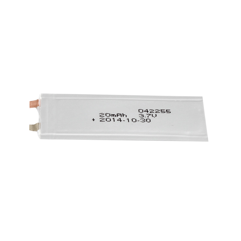 3.7v 20mAh 042255 超薄聚合物鋰電池